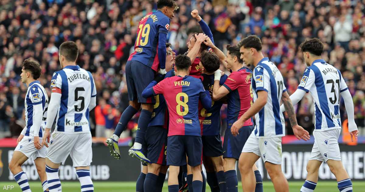 برباعية.. رشلونة يتخلى عن الرحمة مع سوسيداد ويتصدر الدوري