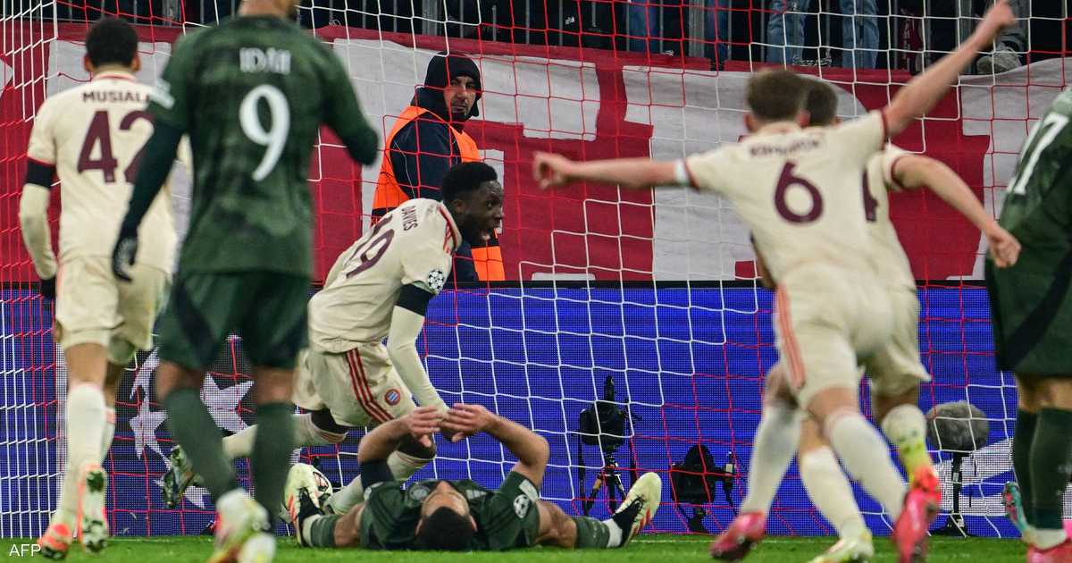 في الوقت الضائع.. هدف قاتل يقود بايرن لدور الـ16 الأوروبي