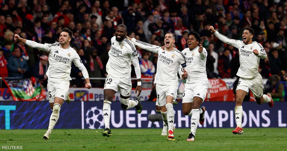 الريال يطيح بأتلتيكو من دوري الأبطال ويضرب موعدا مع أرسنال
