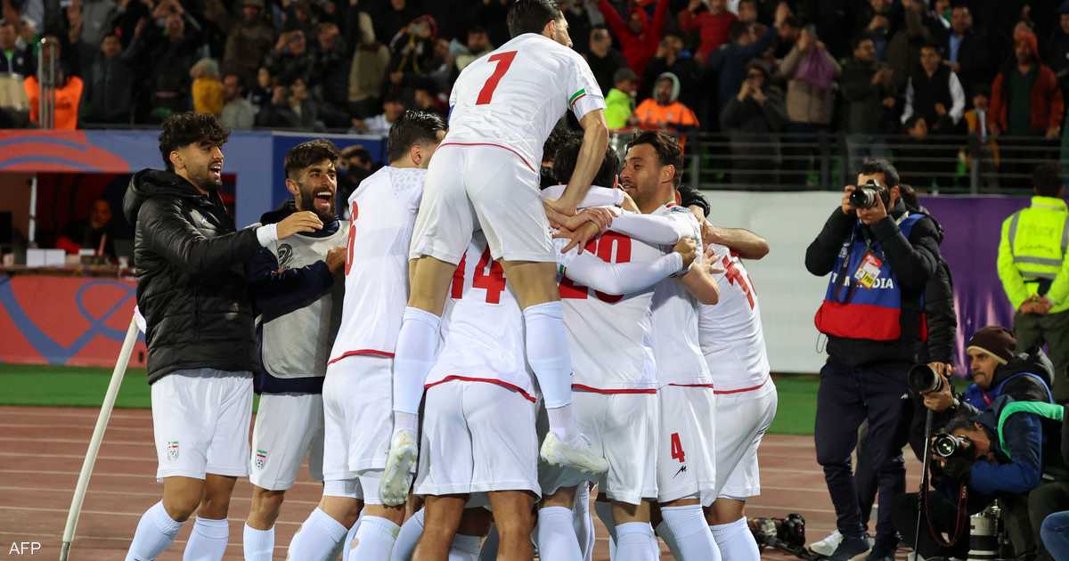 إيران ثاني المتأهلين لمونديال 2026 عن قارة آسيا