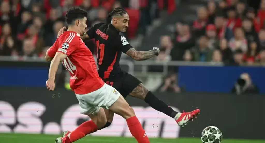بهدف البرازيلي.. برشلونة يحقق الفوز على بنفيكا البرتغالي في دوري أبطال أوروبا