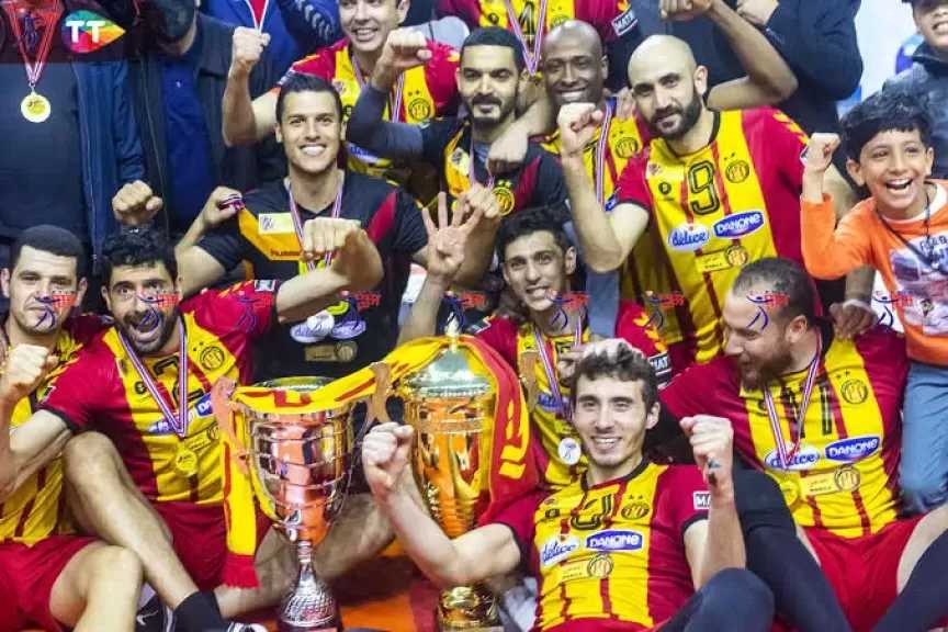 الترجي يتوج بلقب الدوري التونسي للكرة الطائرة للمرة 25 في تاريخه